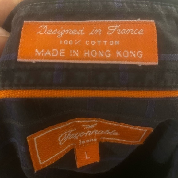 Faconnable Men’s Large Long Sleeve‎ Button Down Shirt - Picture 5 of 8